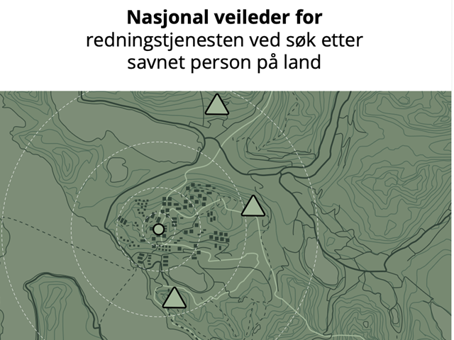 Ny veileder for søk etter savnet: Vi søker ikke etter sirkler – vi søker etter mennesker