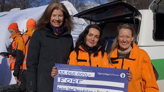 Gjensidigestiftelsen gir nye 33,06 MNOK i støtte til FORFs medlemsorganisasjoner!